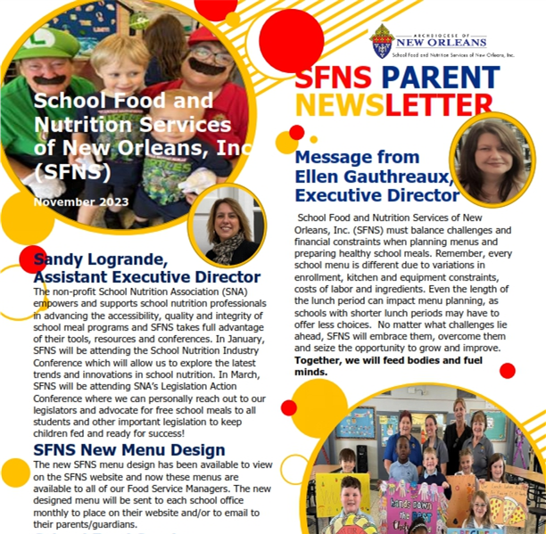 November 2023 Parent Newsletter